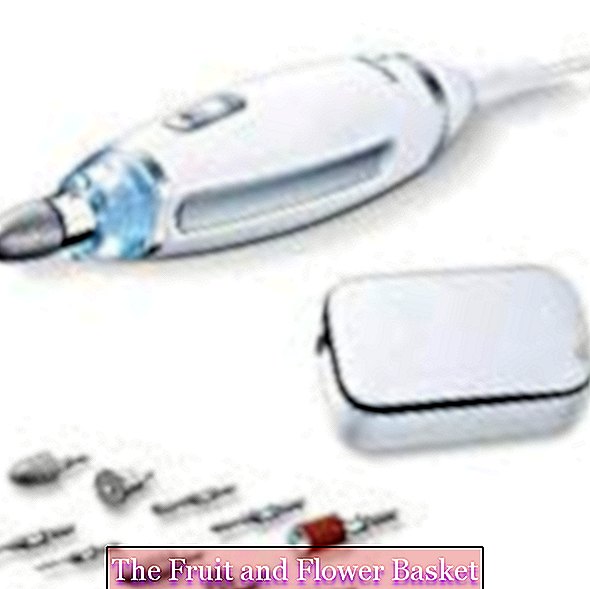 Beurer MP 62 electric manicure / pedicure set, with 10 attachments, LED light, including storage?