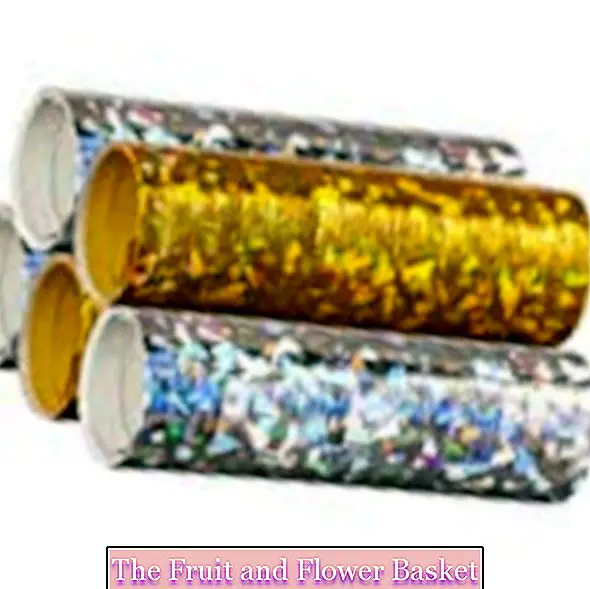 PartyMarty Silver & Gold Mix - Stelle filanti metalliche in una confezione da 5 - 5 rotoli da 18 holographi?