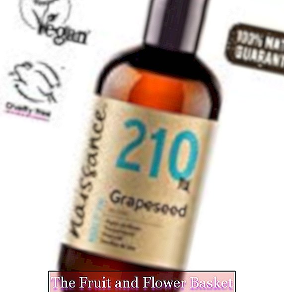 Aceite de semilla de uva Naissance (No. 210) 250ml 100% natural