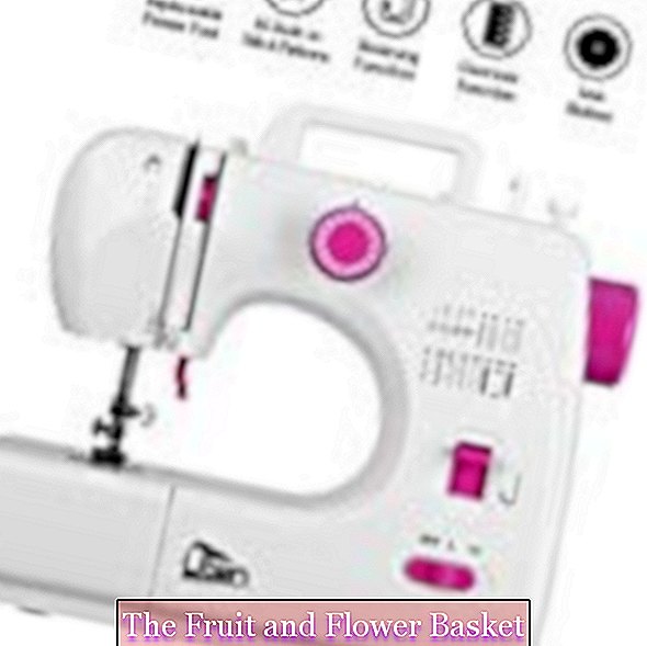 Uten Sewing Machine Beginner Mini Sewing Machine, 16 program menjahit untuk anak-anak penggemar DIY