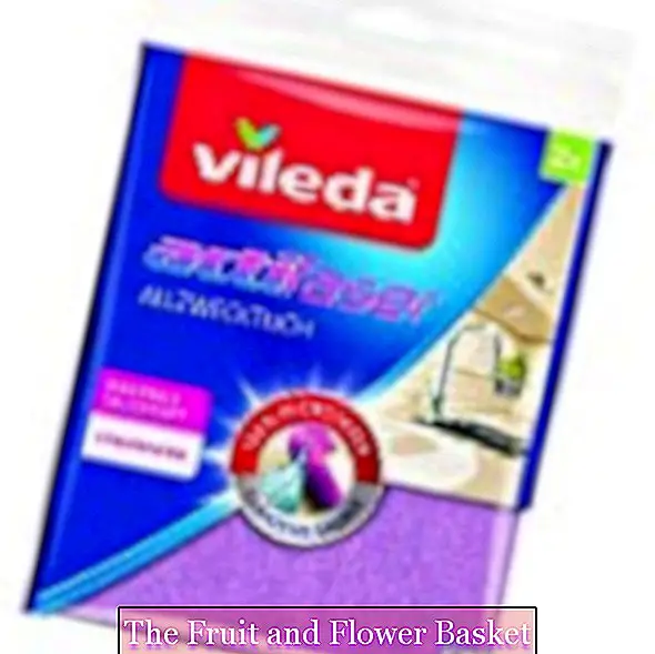 Vileda Actifaser All-purpose cloth for a streak-free cleaning, pack of 1 (1 x 2 pieces)