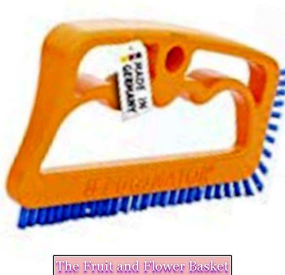 Fuginator joint brush orange / blue - Brush for joint cleaning in bathroom, kitchen and household, patented?