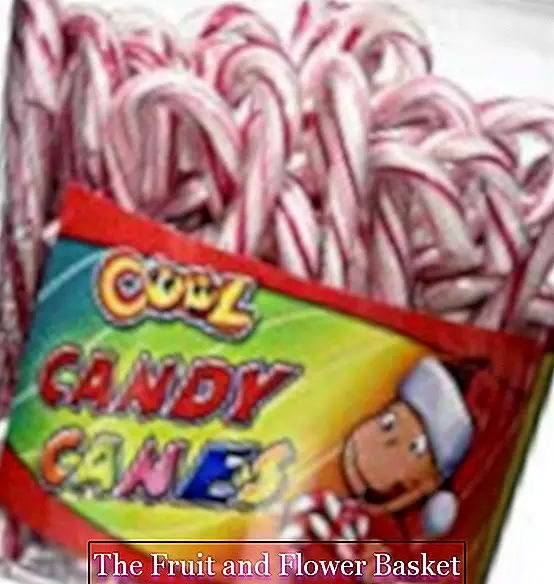 Cool Candy Canes 50 şekerler 14 g kırmızı / beyaz, (50 x 14 g)