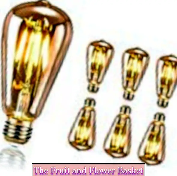 Edison Vintage žárovka, Tronisky Edison LED lampa Teplá bílá E27 Retro žárovka Vintage Antique Glow?