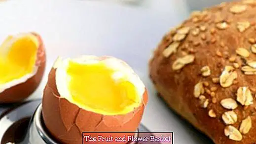 Soft-boiled breakfast eggs